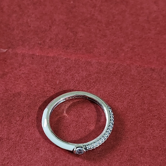 Pandora ME pave and white dual ring - Picture 2 of 4